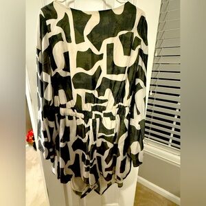 Long Sleeved Romper with Tie Back with Cut Out